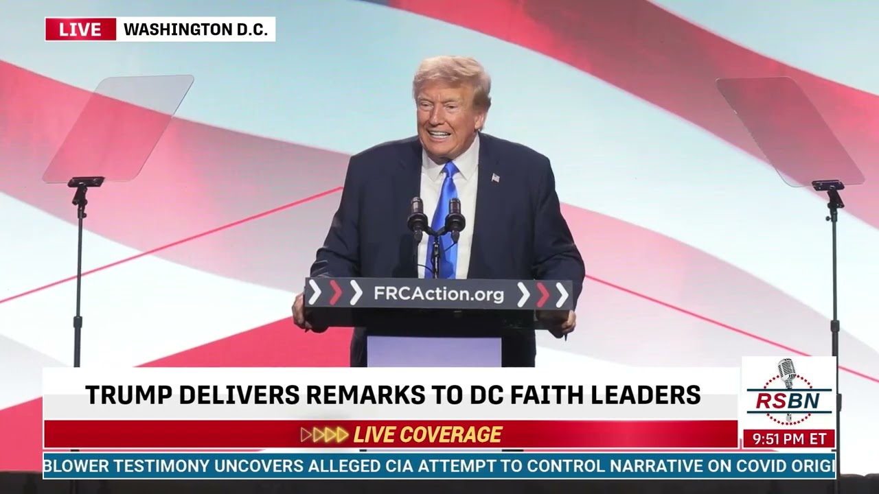 FULL SPEECH: President Donald J. Trump Speaks to the Pray, Vote, Stand Summit - 9/15/23