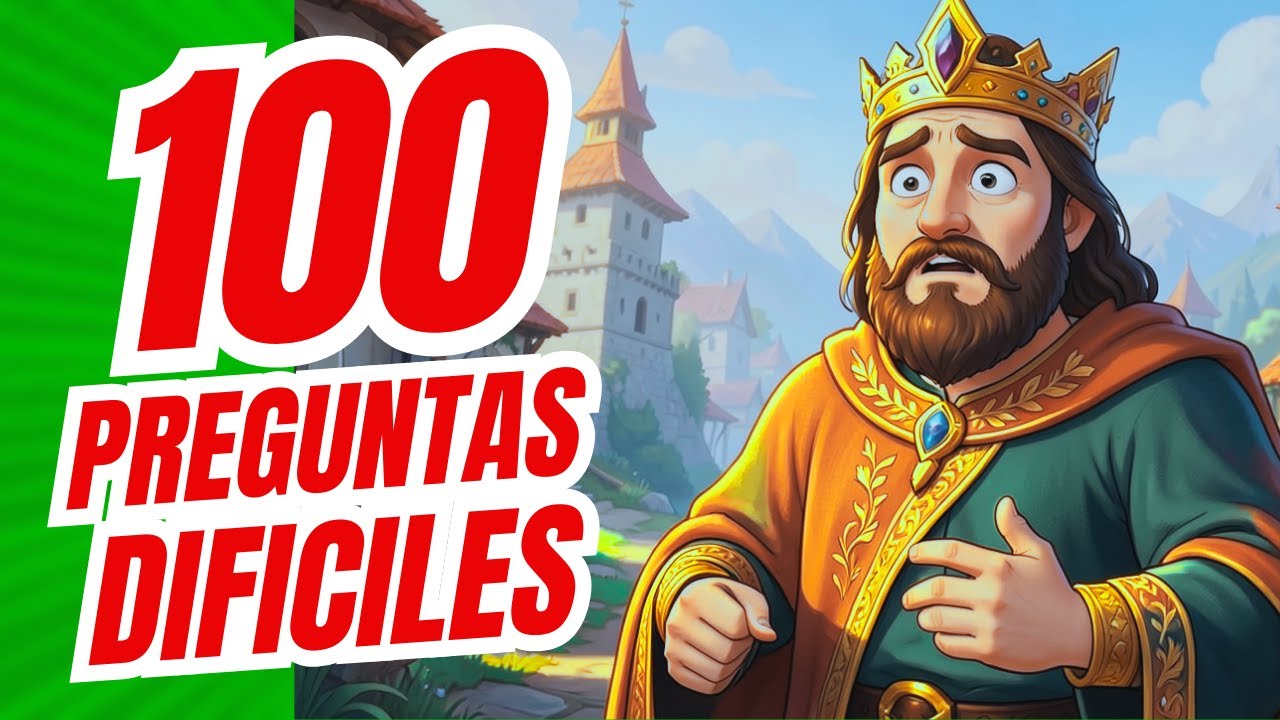 100 PREGUNTAS BÍBLICAS DIFÍCILES 😱❓EL MAYOR DESAFÍO DE LA BIBLIA PARA CRISTIANOS