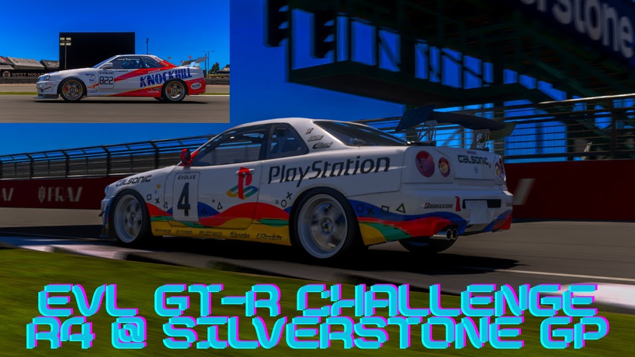 EVL GT R Challenge R4 @Silverstone GP