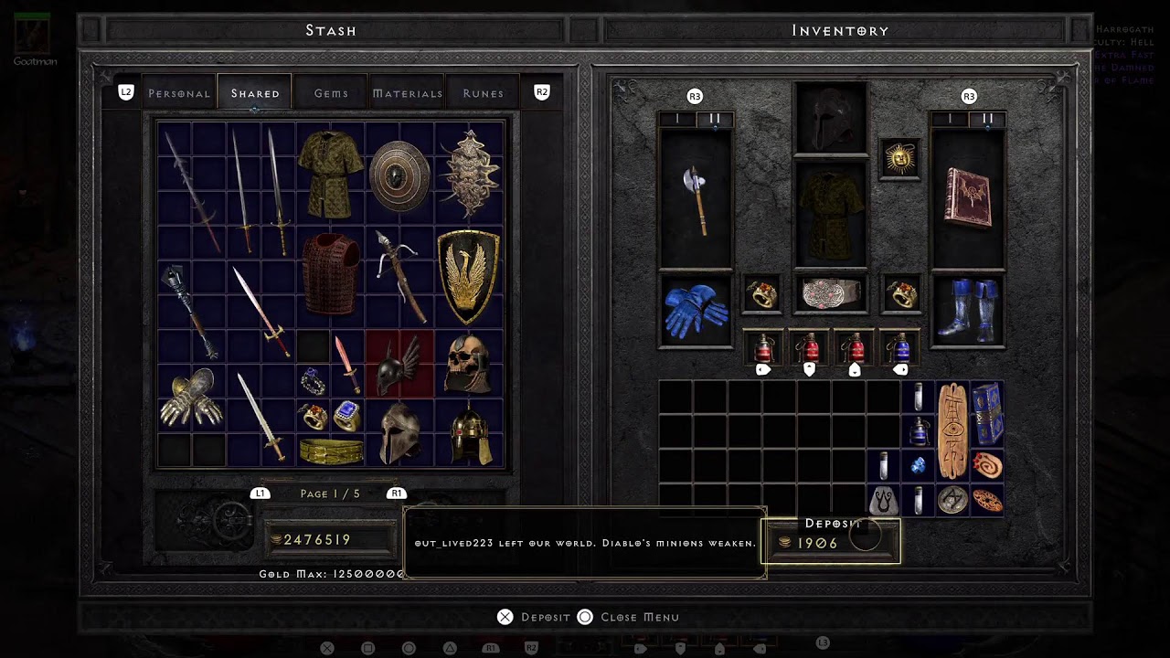 Diablo 2 RotW - Warlock Gameplay