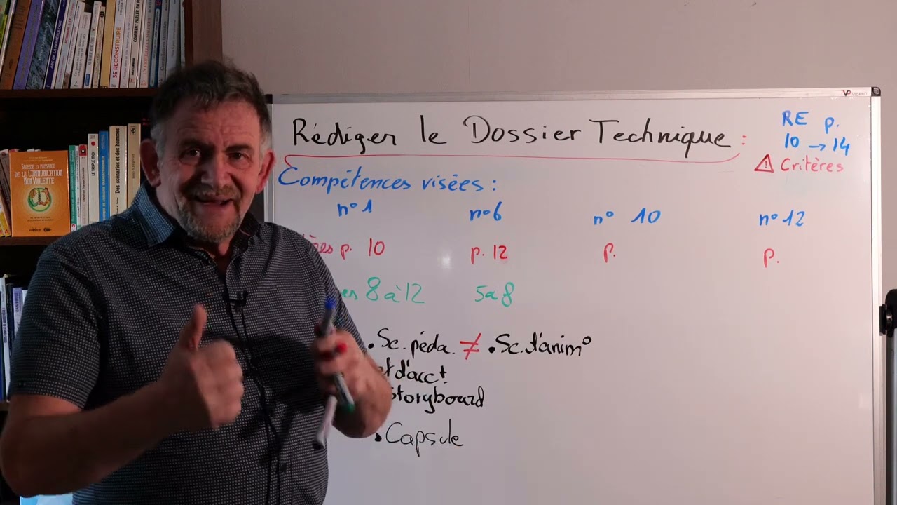 Préparer le  dossier technique