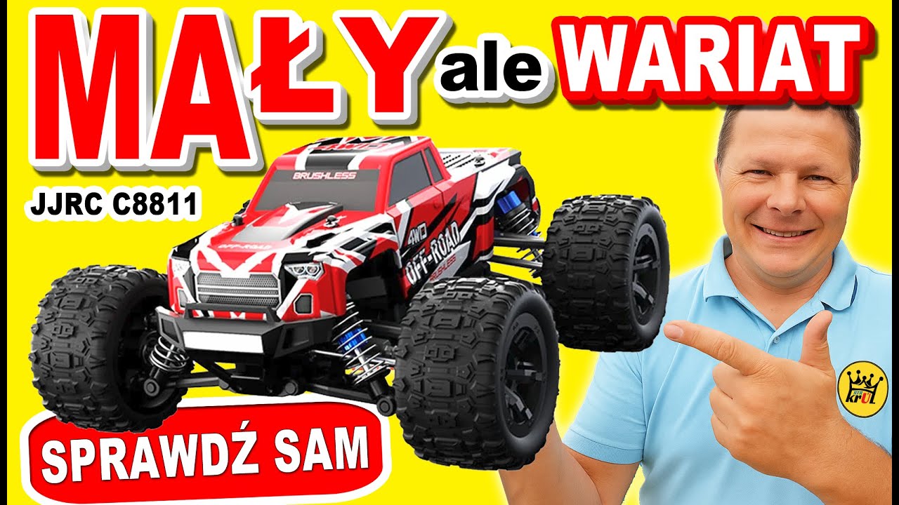 SAMOCH&Oacute;D RC NA POCZĄTEK 🚗 JJRC C8811 auto RC 4x4 do plecaka 🛑 UNBOXING TEST OPINIA 🚗 MJX 20208