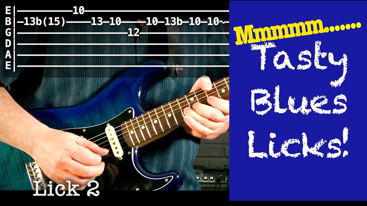 Pentatonic Box 3 Licks Guitar Lesson - A minor