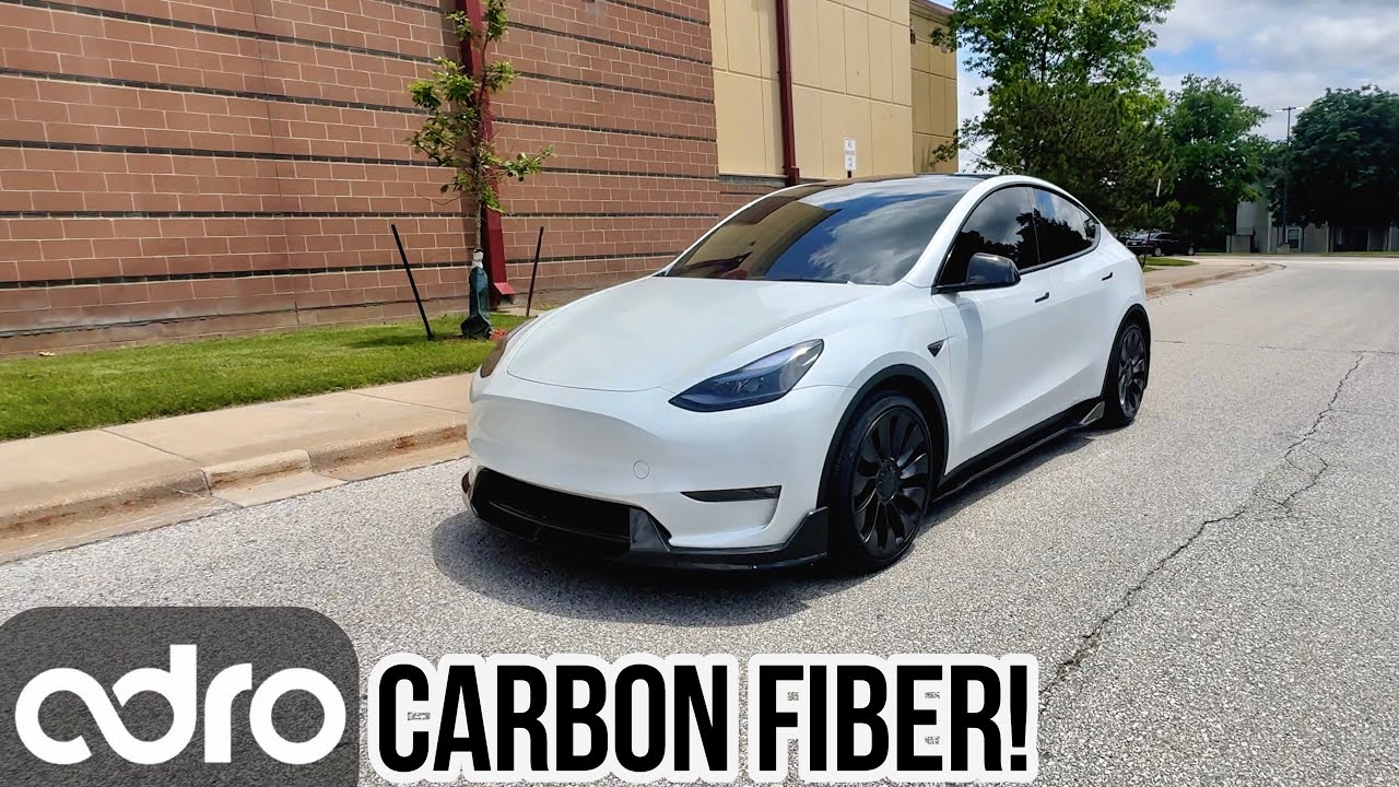 The ADRO Carbon Fiber Kit is here for my Tesla Model Y!
