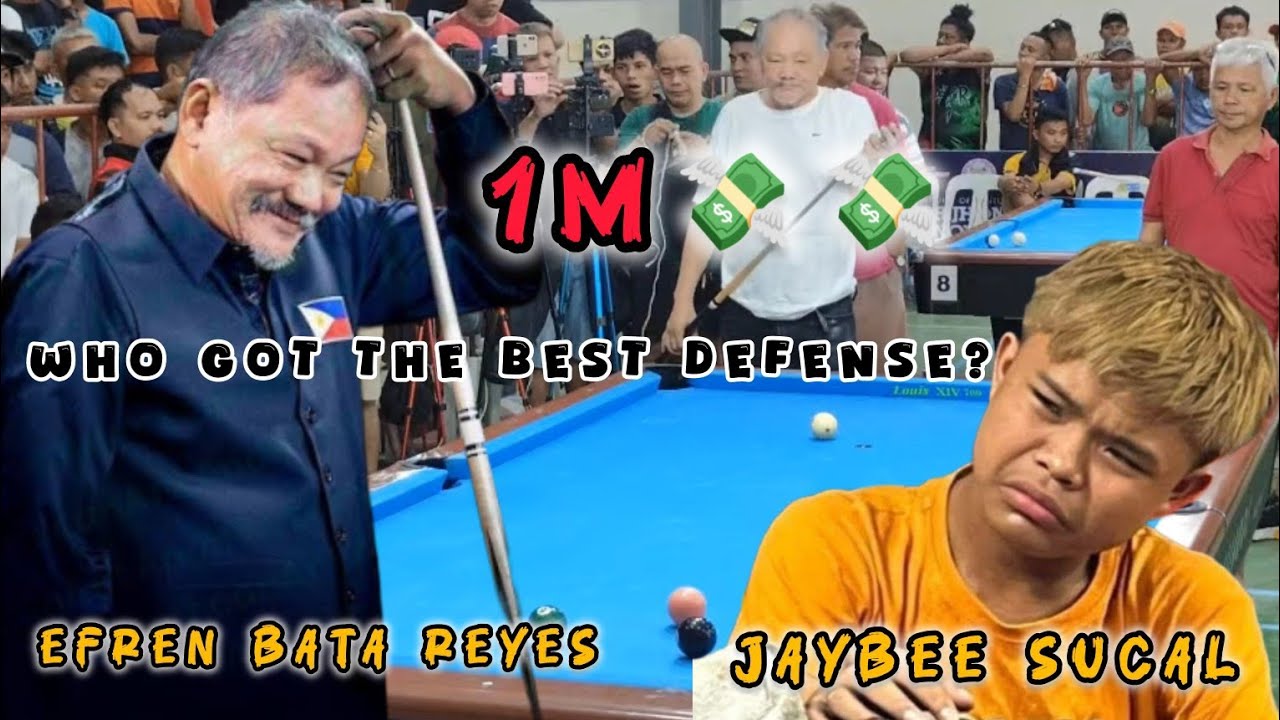 Efren Bata Reyes vs Jaybee Sucal | The Legend vs The Student 🔥🎱✌️