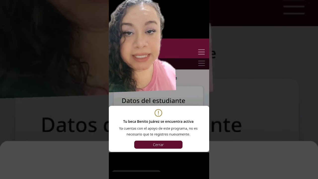 Sobre beca Benito Juárez y si estás o no activo...