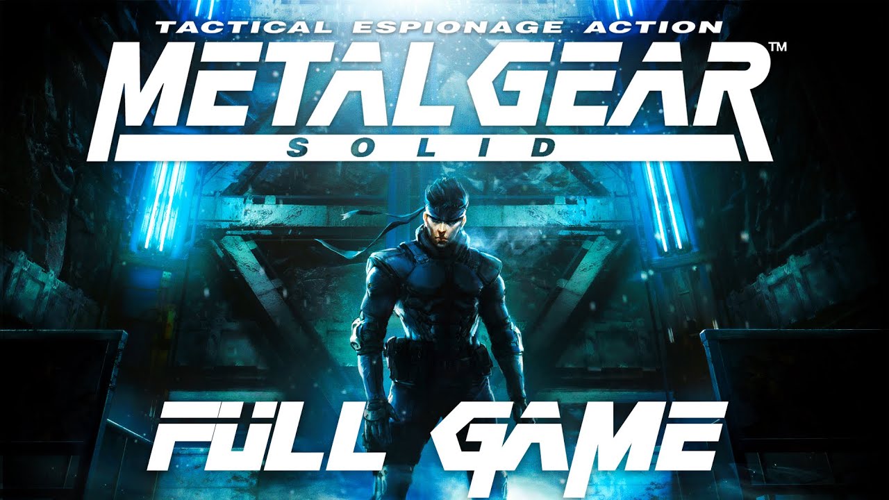 METAL GEAR SOLID 1: Twin Snakes. Remastered REMAKE. FULL GAME,  Gameplay,Walkthrough (No Commentary)