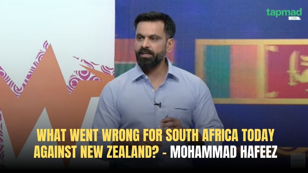 What Went Wrong For South Africa Today Against New Zealand? | Mohammad Hafeez | Game On Hai | tapmad