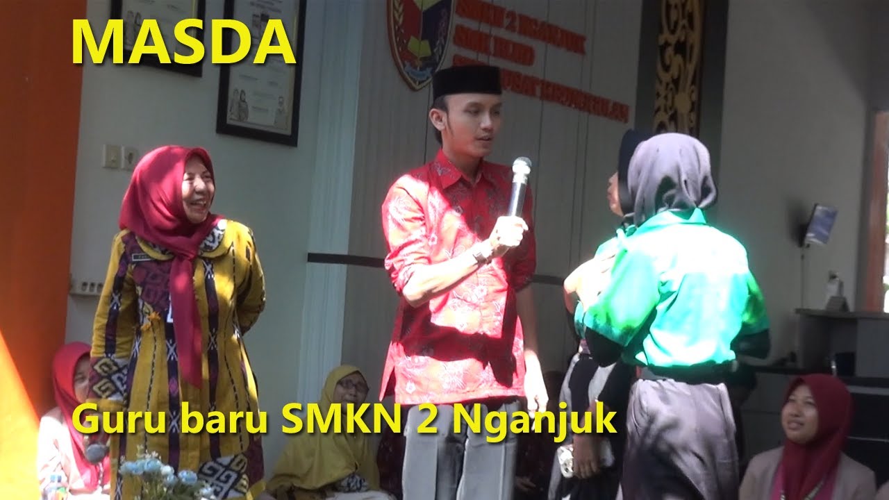 Hari pertama/perkenalan MasDa Akbar sbgai Guru di SMKN 2 NGANJUK