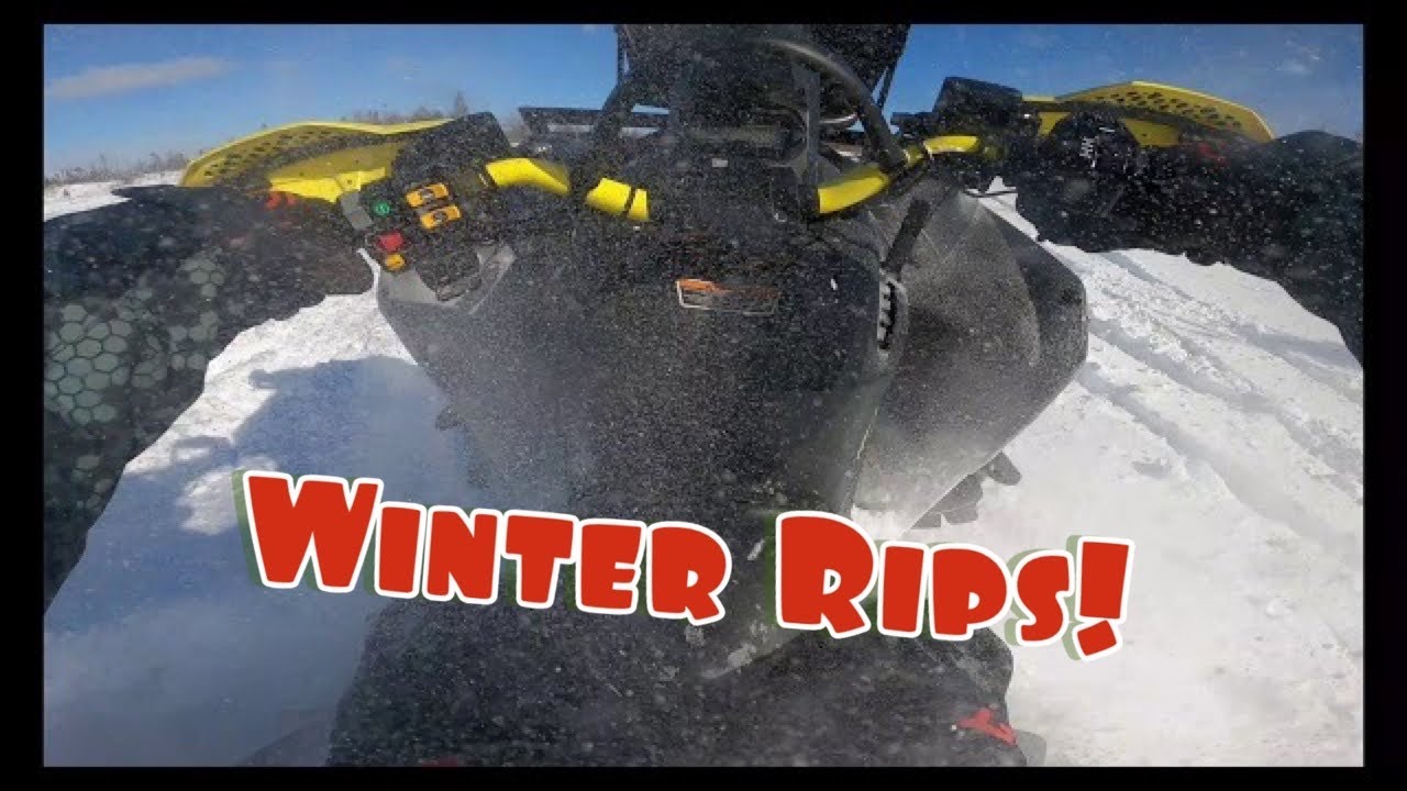 Winter Rips! - Can-Am Renegades on 32 Assassinator's in snow!