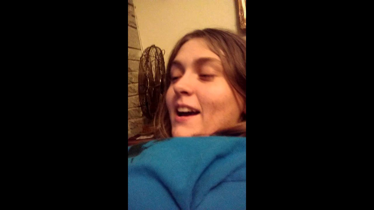 Kristen sitting on me