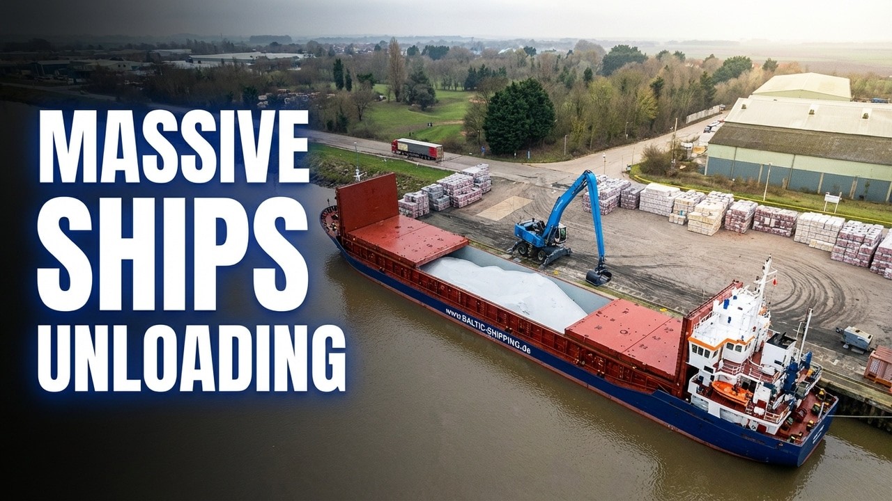 Port Sutton Bridge, Lincolnshire | Ships being unloaded.