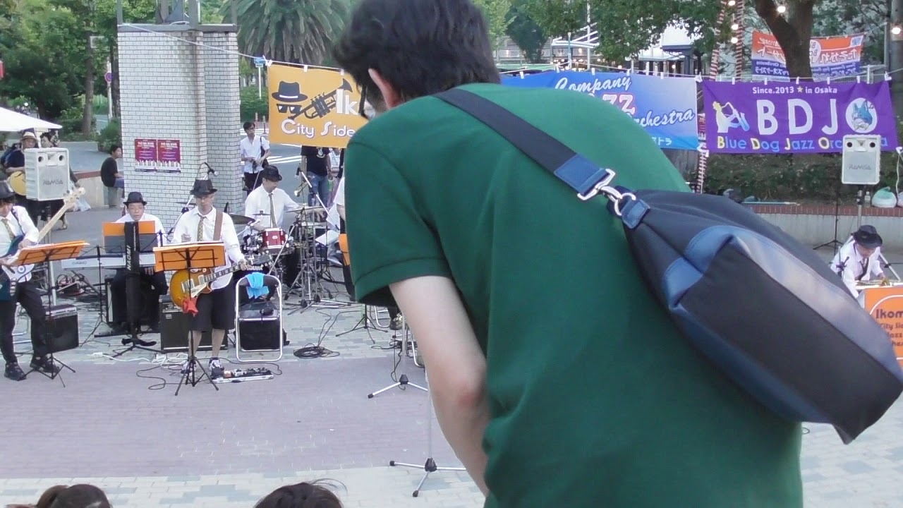 2018 07 16 Ikoma City Jazz Orchestre at 天保山 1