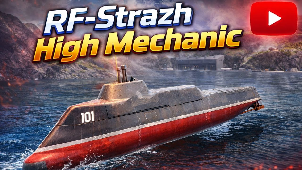 RF Strazh - Kapal Selam Tercepat di Modern Warships