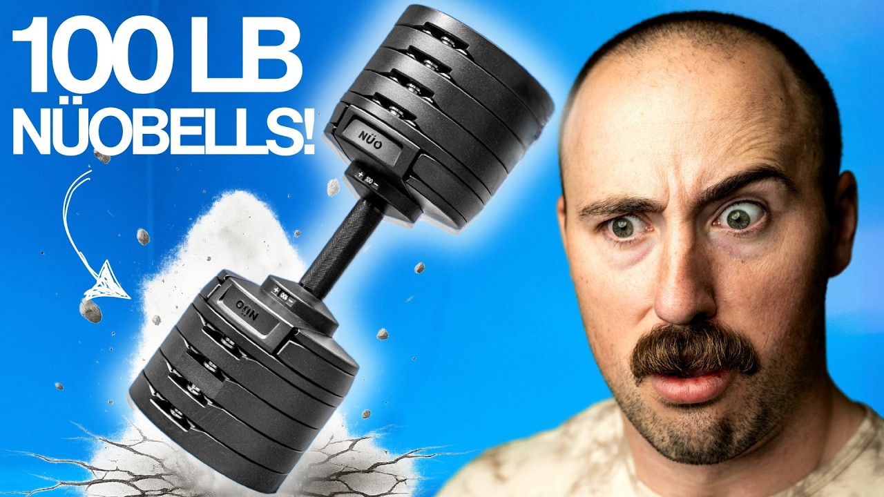 The 100-LB NÜOBELL S5100 Adjustable Dumbbells Review (DROP TEST INCLUDED!)