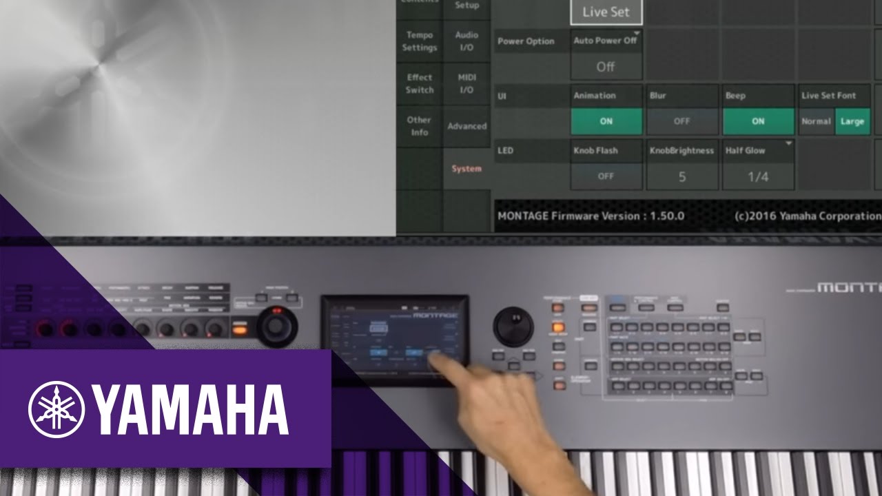 MONTAGE Firmware Update | Synthesizers | Yamaha Music
