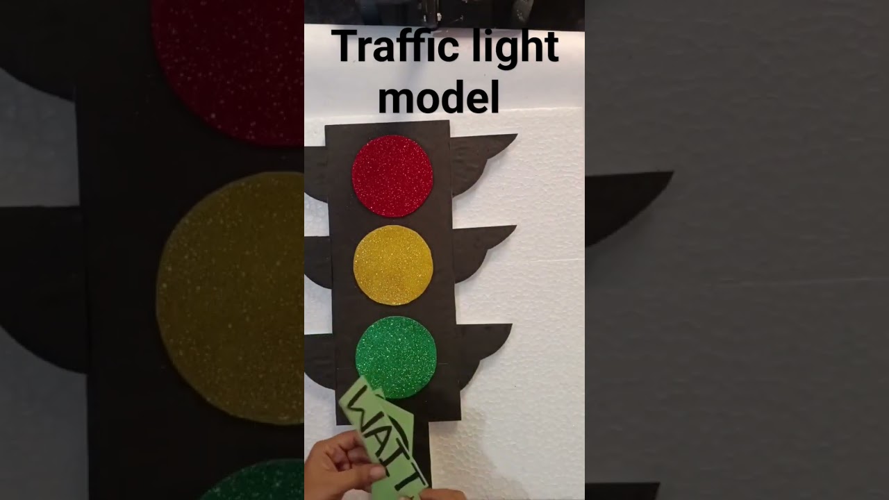 traffic light model||#reels #diy #viral #trending #shortsvideo #craft #easy @craftstudy2023