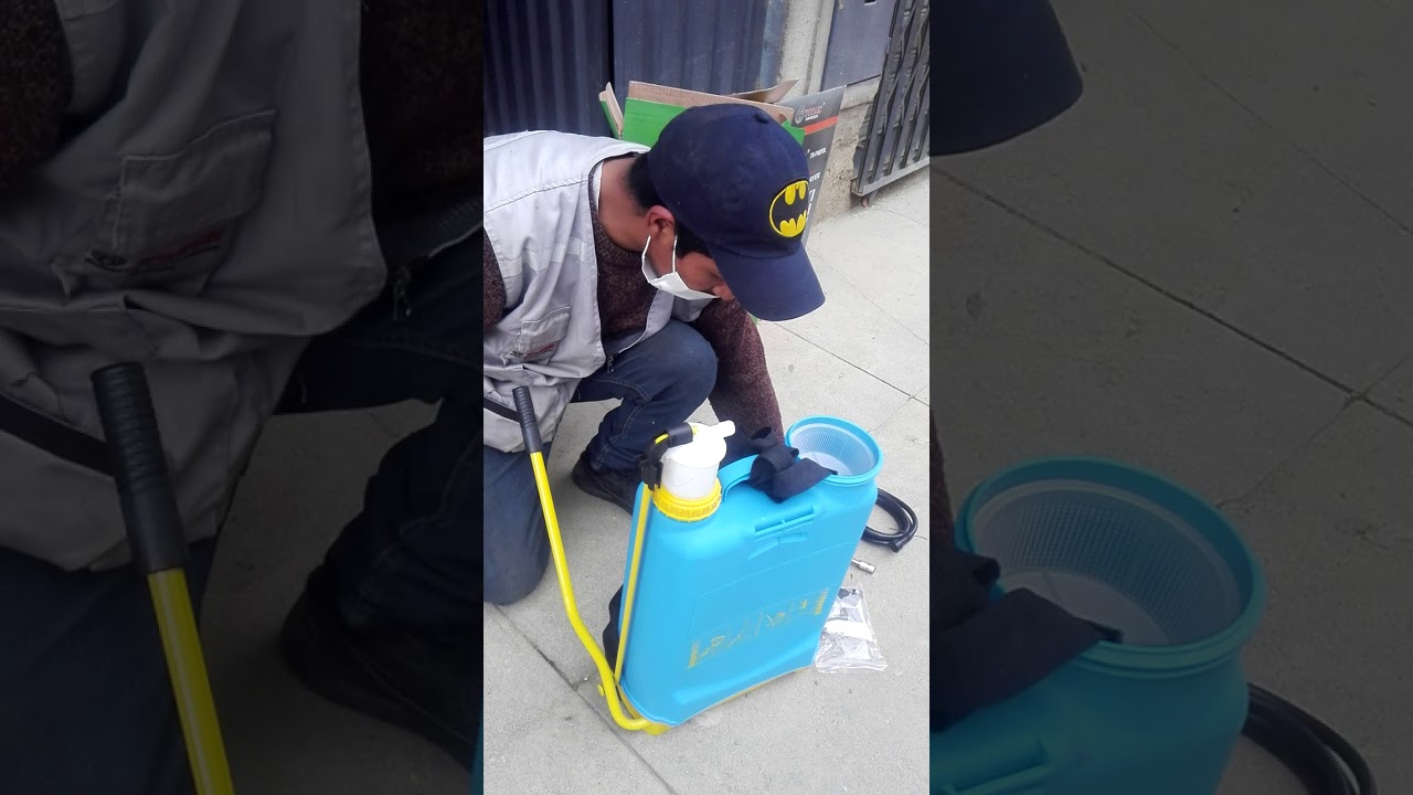 Video mochila fumigadora