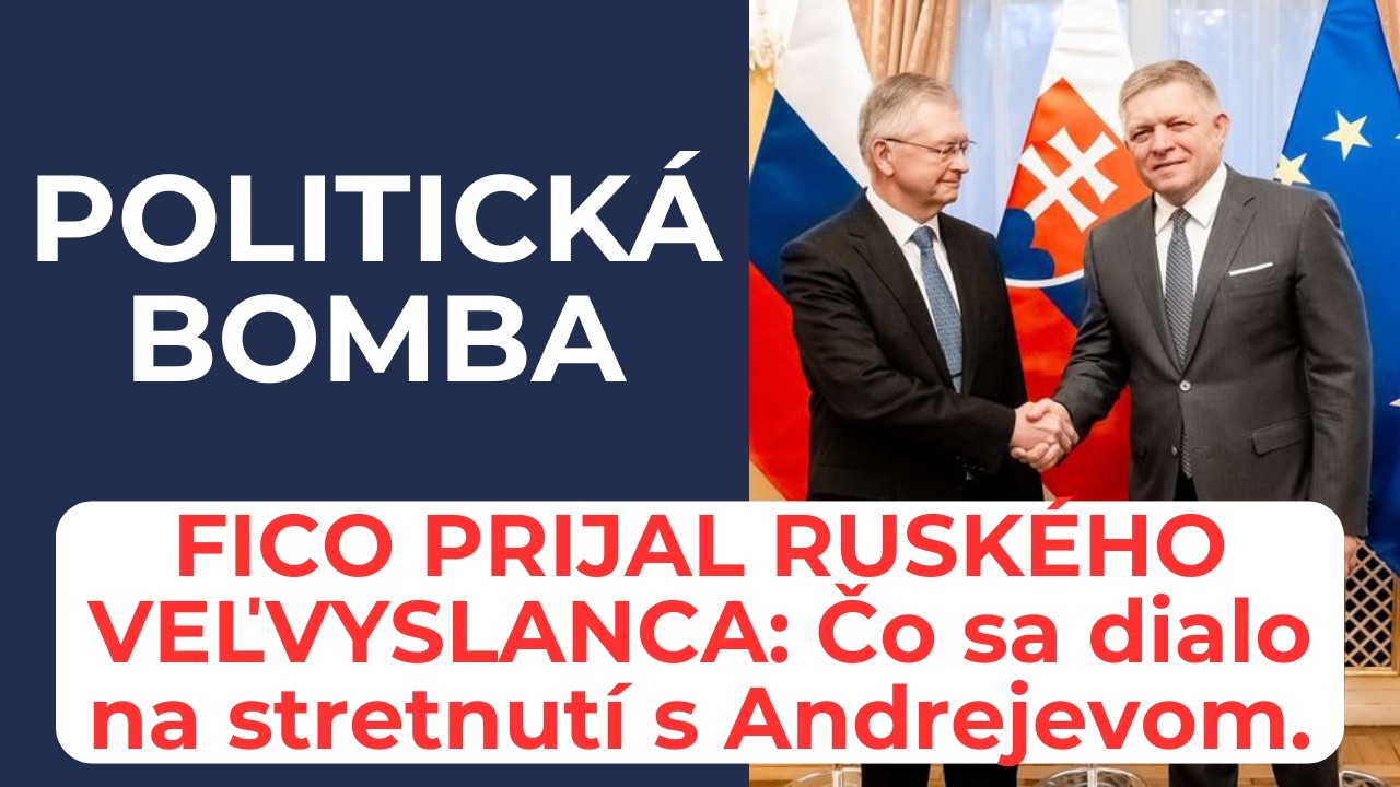 POLITICKÁ BOMBA: Fico prijal ruského veľvyslanca Andrejeva #robertfico #smersd #rusko #fico