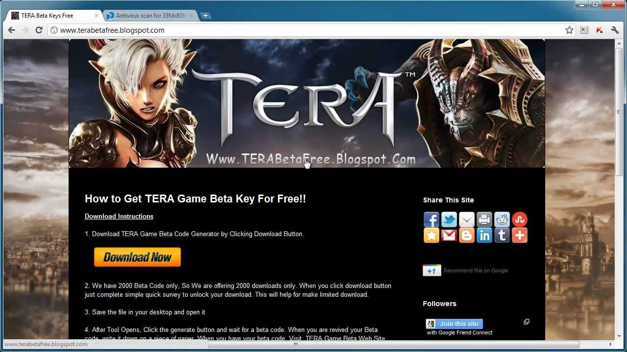How to Get Tera Beta Codes For Free! - Tutorial