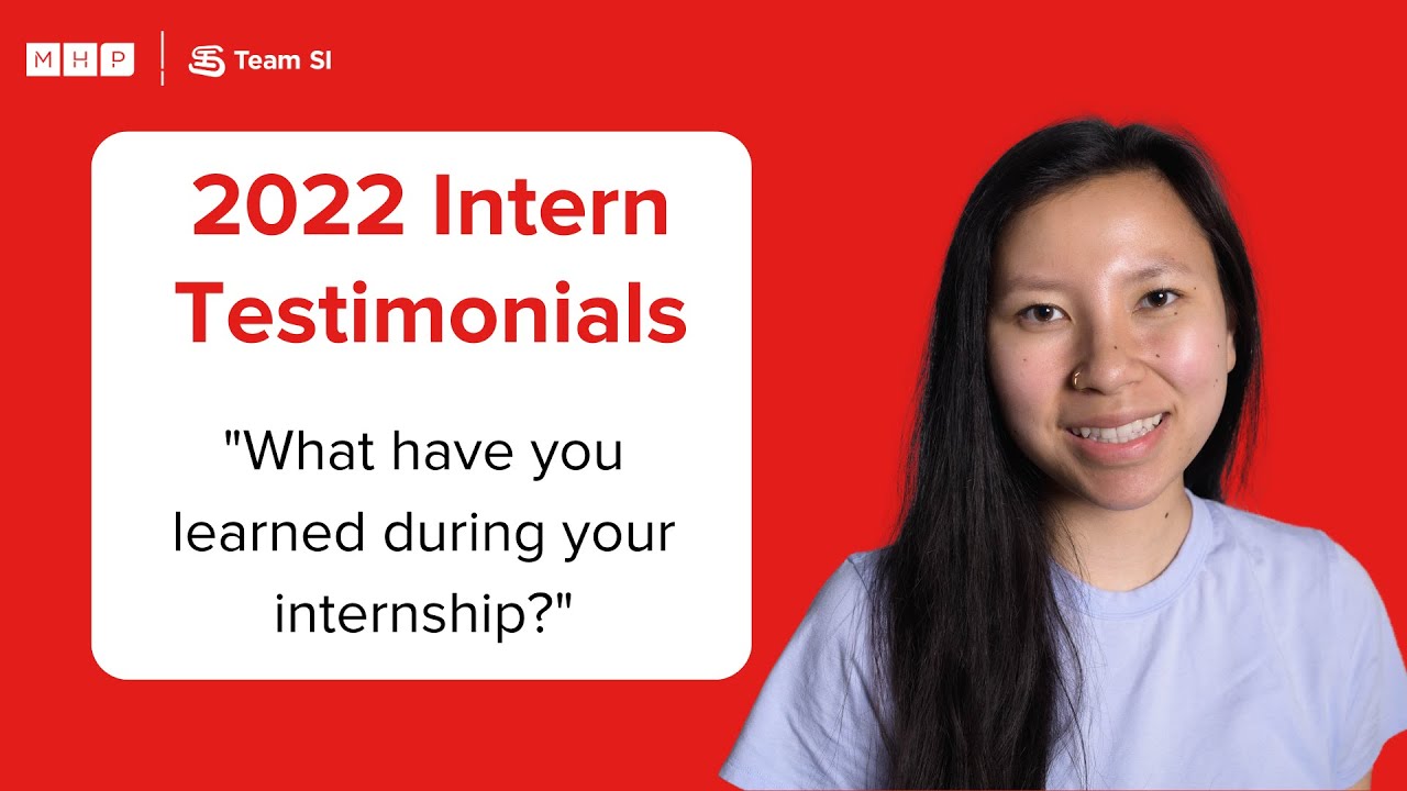 What I Learned | Amber Keomany | Summer Marketing Internship Testimonials | MHP/Team SI