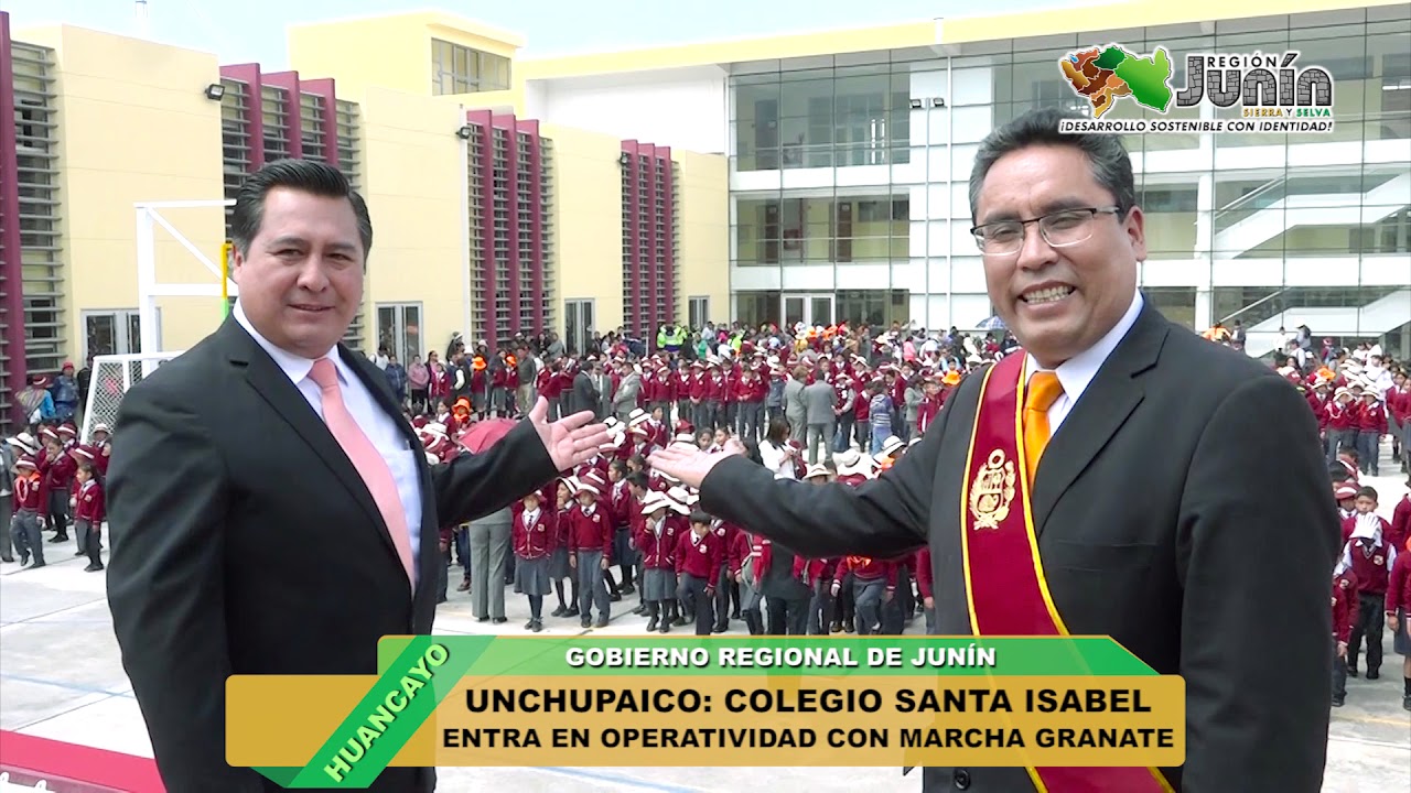 UNCHUPAICO: COLEGIO SANTA ISABEL ENTRA EN OPERATIVIDAD CON MARCHA GRANATE