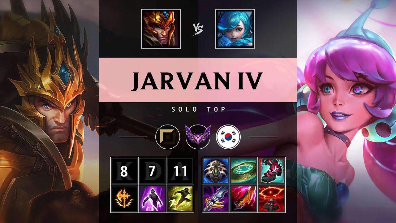 Jarvan IV Top vs Gwen - KR Master Patch 25.17