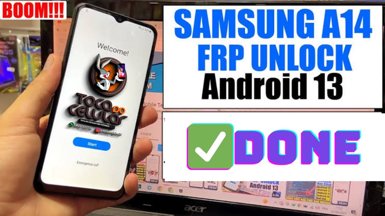 Como Remover Conta Google Frp A14 Android 13 Atualizado