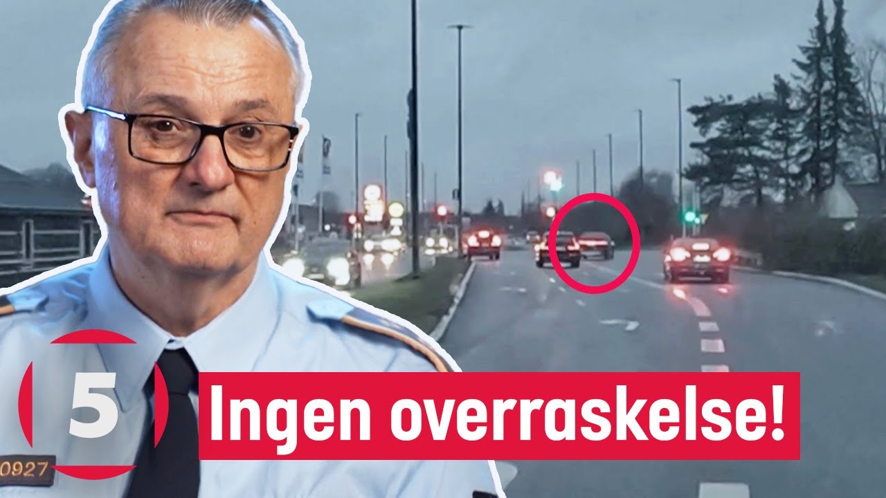 Vlado fanger en bilist som laver farlig manøvre! | Politijagt | Kanal 5 Danmark