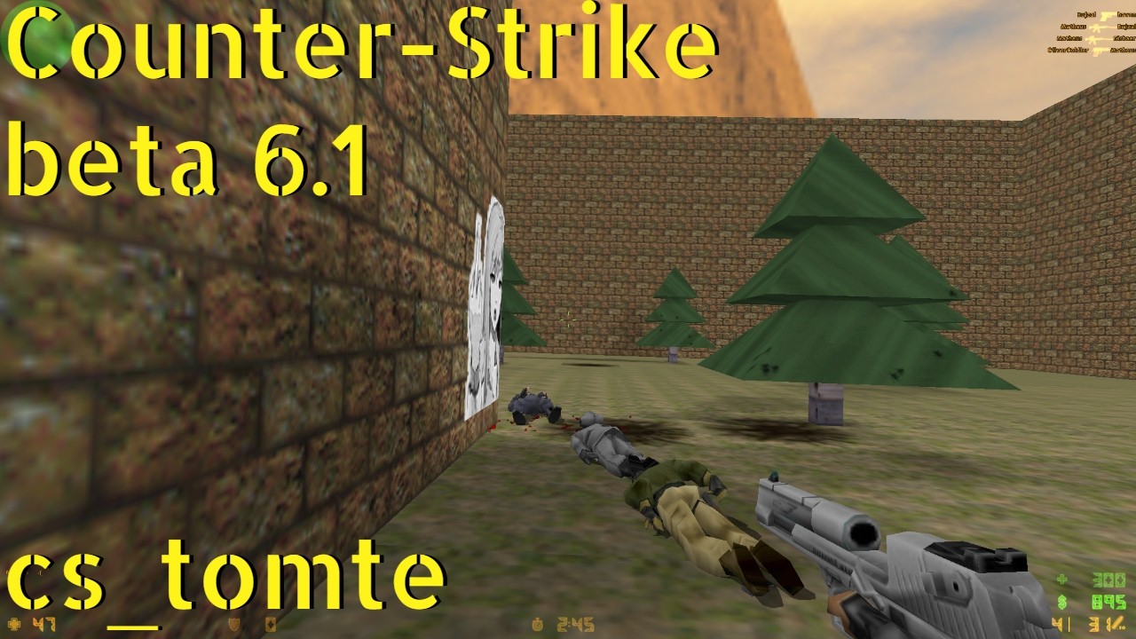 Counter-Strike beta 6.1 cs_tomte online gameplay - February 2026