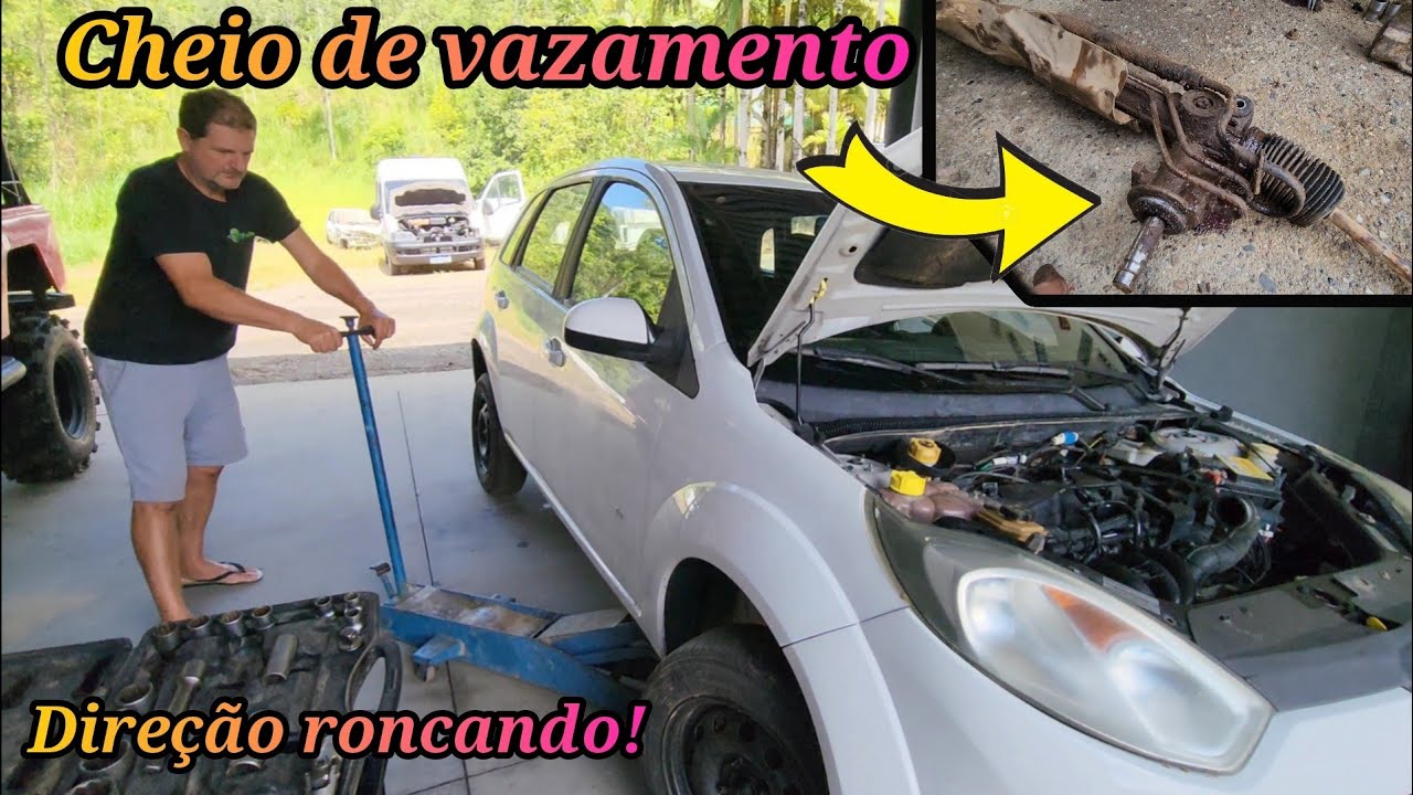 Agora foi a vez de mexer na direção hidráulica do Fiesta de leilão