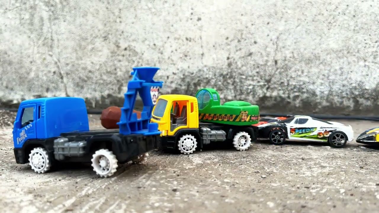 JCB 5CX Loading Mud BharatBenz Truck Swaraj | Jcb Ki Khudai | Tractor cartoon