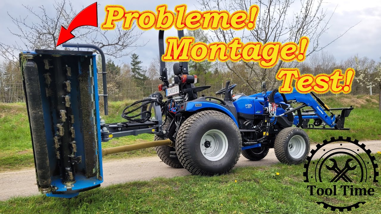 Mulcher, Montage, Test, Probleme? AGL 125 Flail Mower, Schlegel Mulcher, Klein Traktor Solis 26 Hst