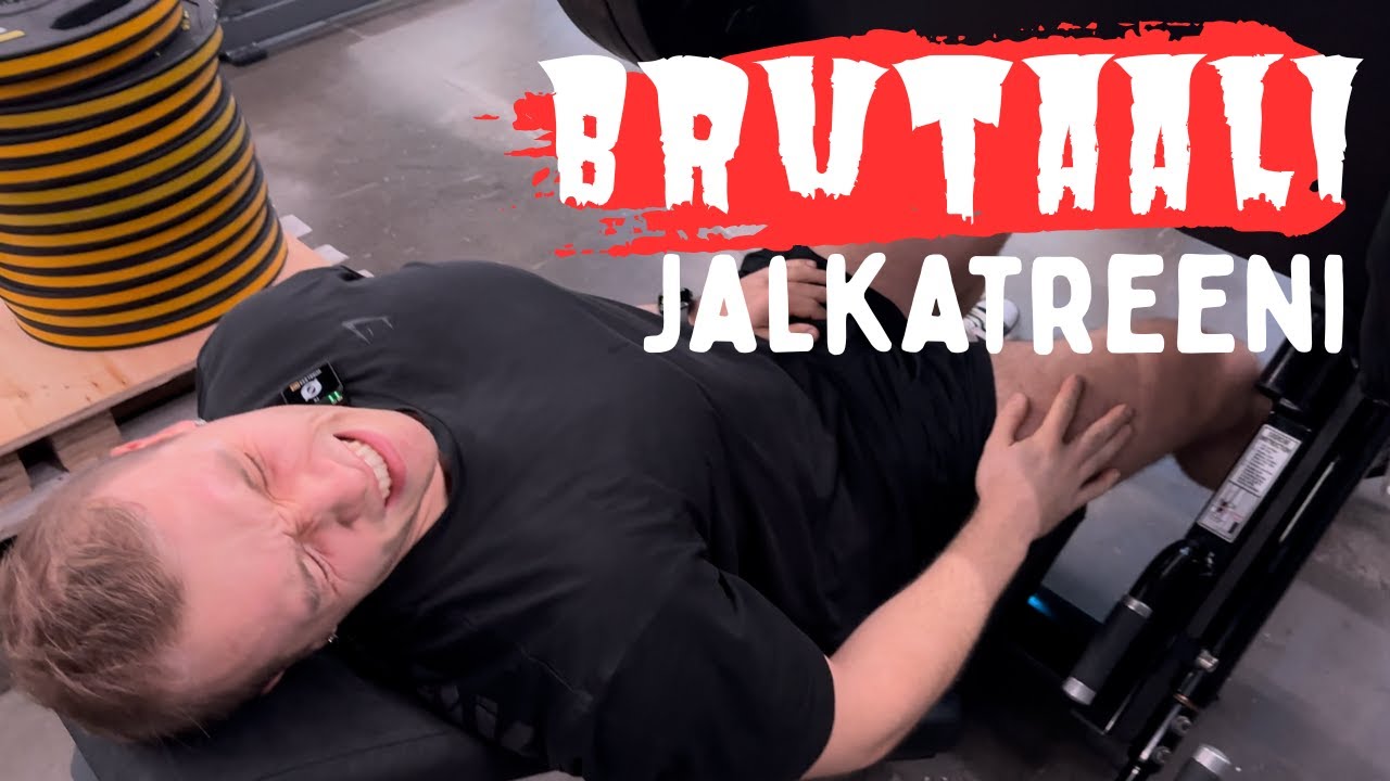 BRUTAALI JALKATREENI Suomen isoimmalla salilla! | Fit Tammisto Vantaa | Part 2