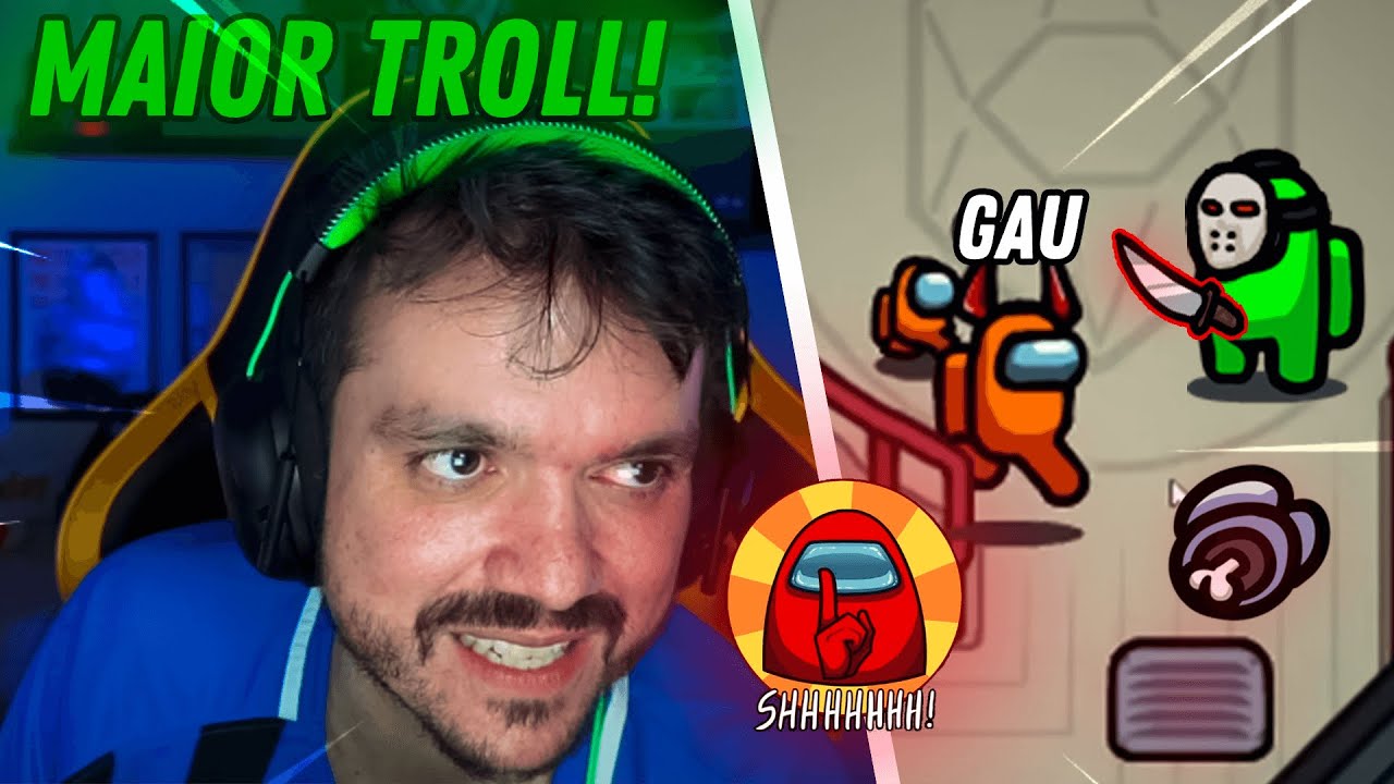 GAULES É O MAIOR TROLL DO AMONG BRINCOU COM O IMPOSTOR!!