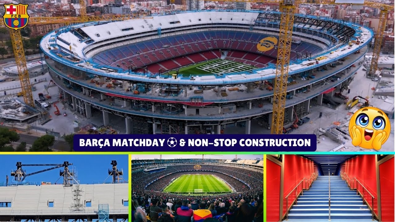 Camp Nou Update: Barcelona 3-0 Victory 😲 & Major Construction Progress