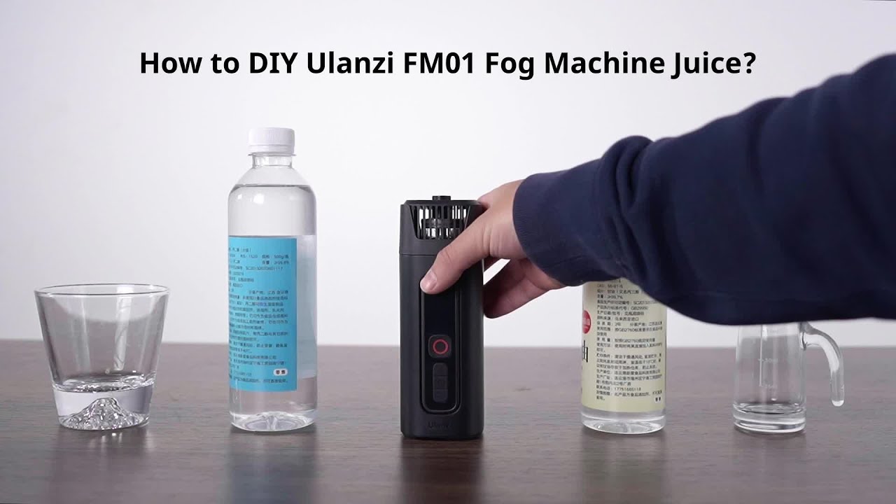 Tutorial | How to DIY Ulanzi FM01 Fog Machine Juice?
