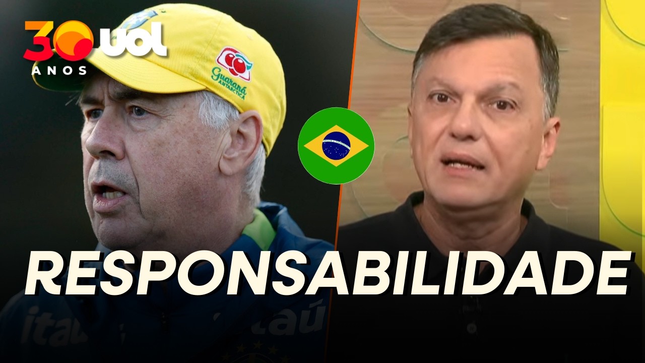 MAURO CEZAR: ANCELOTTI NÃO ESTÁ PREOCUPADO COM NEYMAR! 'BRASIL NÃO É FAVORITO E DESAFIO É...'