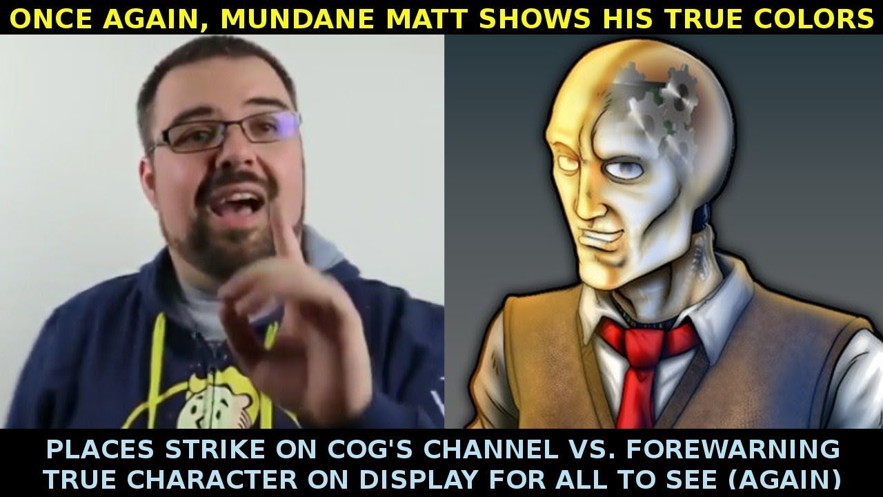 Fair Use: Mundane Matt Flags Cognitive Thought while Cog BEGS to Have It Removed