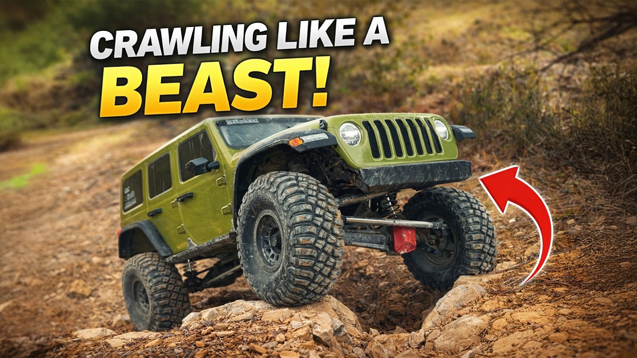 MY BIGGEST RC CRAWLER IN ACTION! (1/6 Scale)