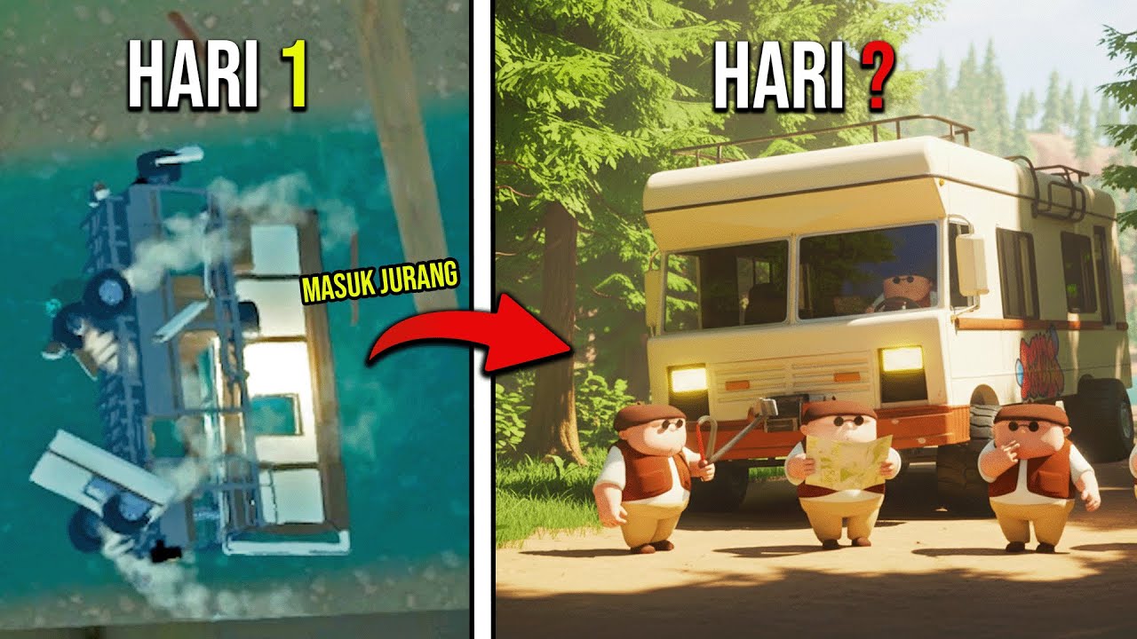 Kami Keluar Dari Hutan Menggunakan MOBIL RV @VianoGamingID @pokopow @mraflim1