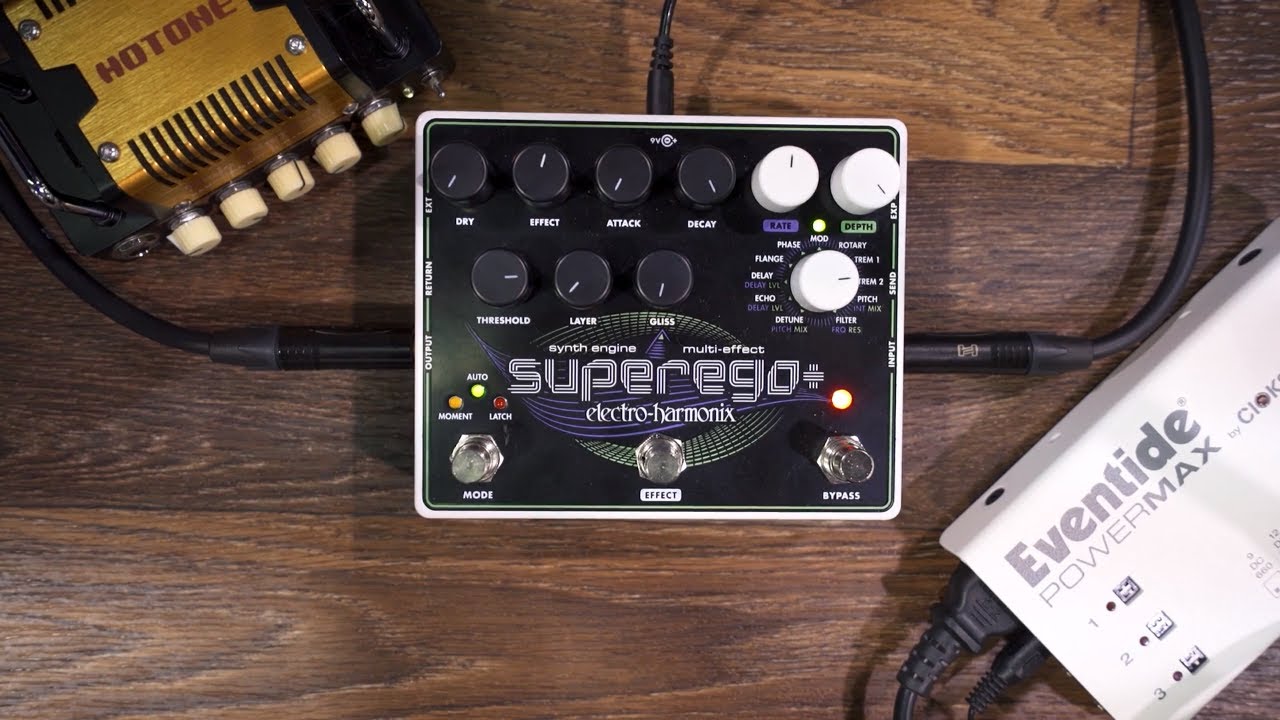 Electro Harmonix - Superego Plus (NAMM 2018 Pedal Demo Marathon)