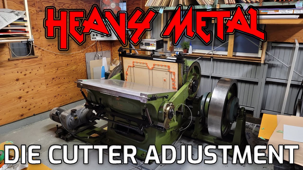 Japanese Die Cutter Machine Adjustment