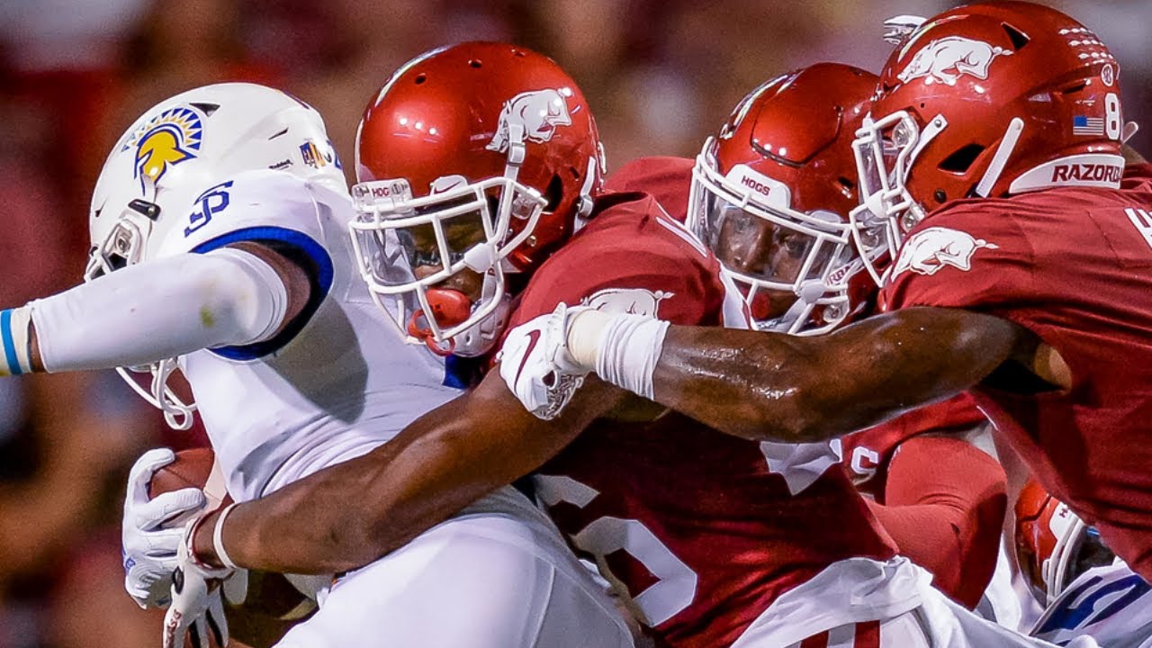 San Jose State vs Arkansas 2019 CFB Highlights