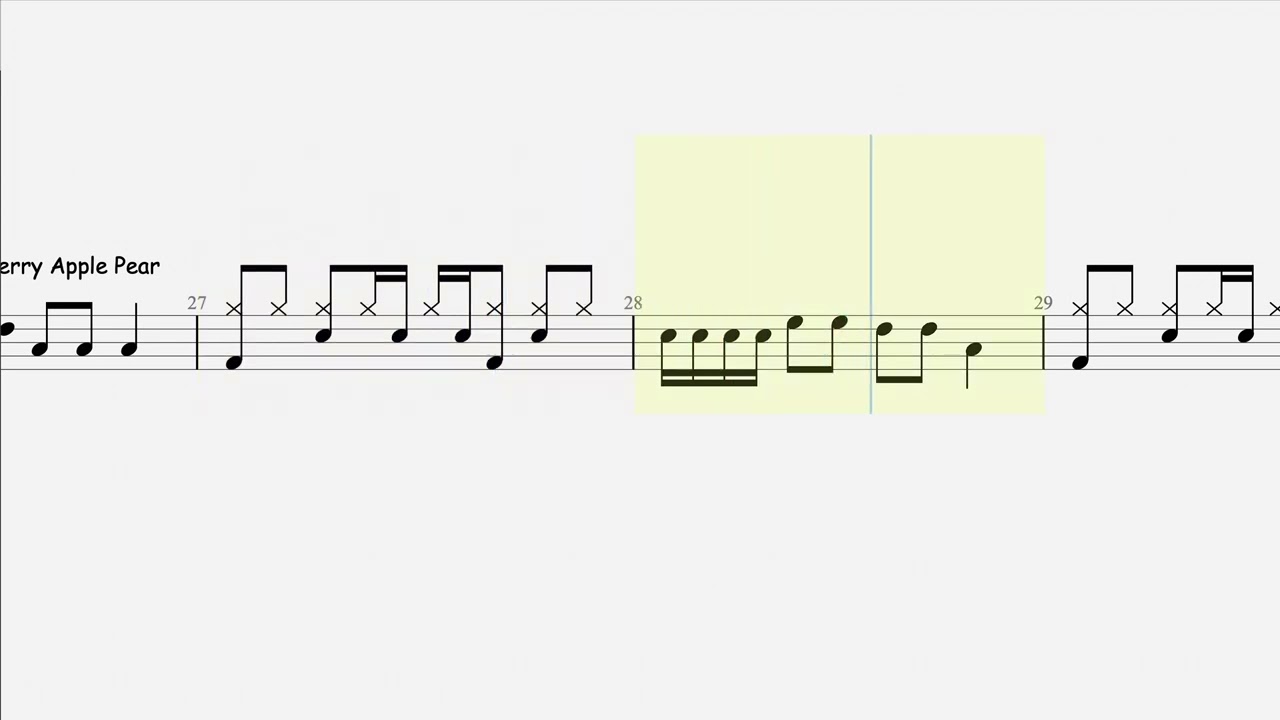 Everybody Was Kung Foo Fighting - Drum Play along
