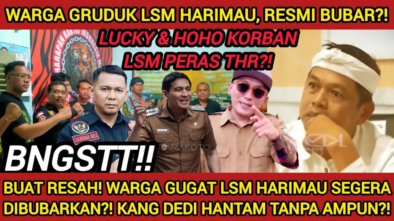 ORMAS DIBUBARKAN?! IKUTI KDM KADES HOHO NGAMUK BUAT LSM HARIMAU PANIK?! BUPATI LUCKY TERSERET?!!