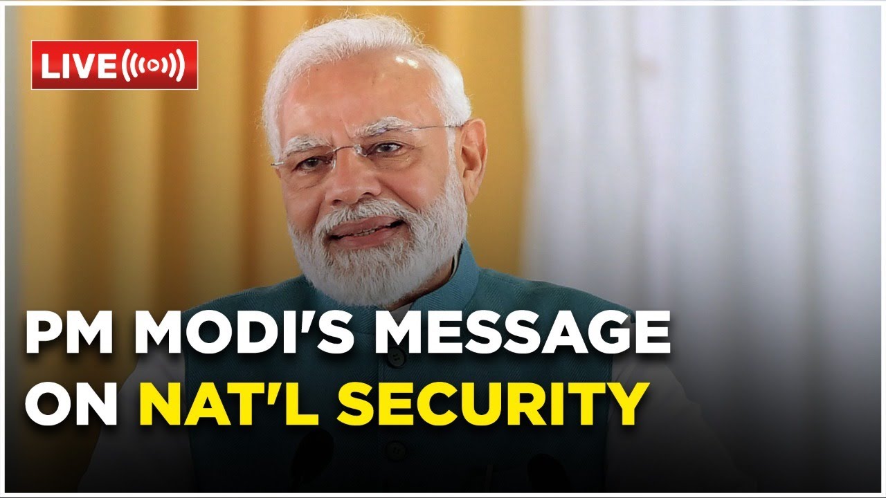 PM Modi Live : Highlights National Security, Law & Order | PM Modi Speech Live | English News