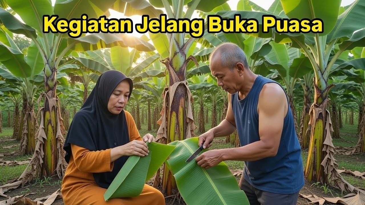 Ngabuburit di kebun 🌙Aktivitas Petani Menunggu Waktu Berbuka