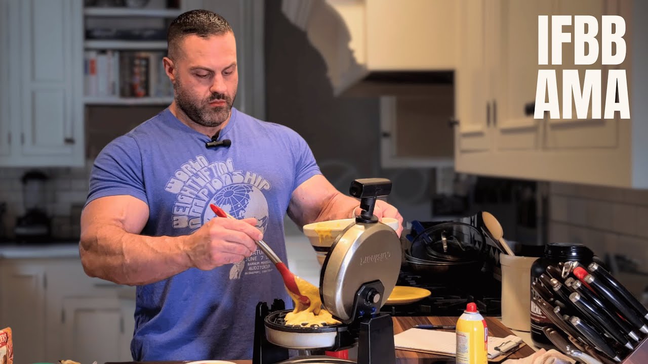 A Recipe for Gaining Size - Protein-Rich Waffles #EvanCentopani