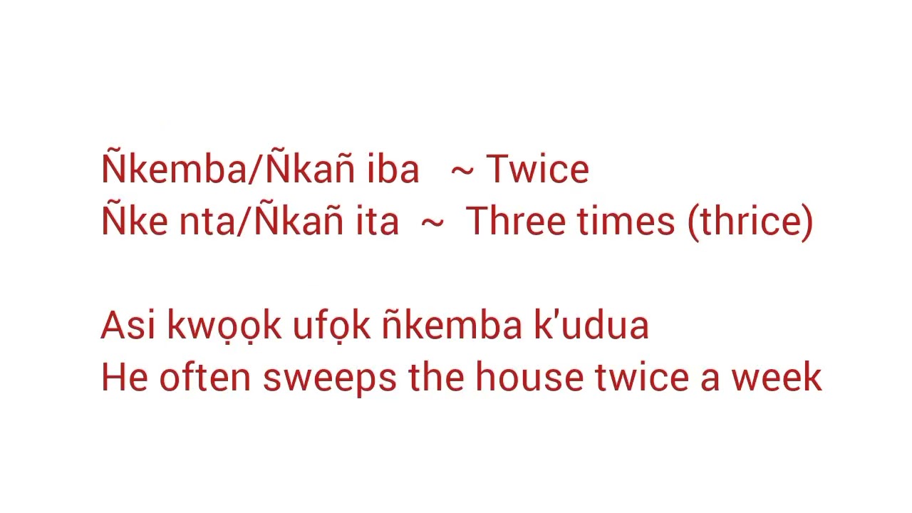 Learn Ibibio Adverbs of Frequency #ibibio#efik #languagelearning #linguistics #uyo #nigerianlanguage
